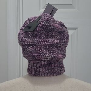 Sonoma Goods For Life Purple Seed Stitch Beanie